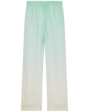 Casablanca Paris Pantalon En Jacquard Dégradé À Monogramme - Green