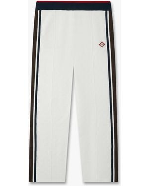 Casablanca Paris Café Culture Stripe Track Trousers - Black