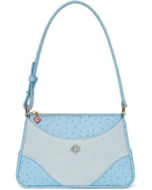 Casablanca Paris Sac À Bandoulière Pochette Bleu Jeanne - Blue