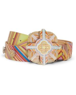 Casablanca Paris Low Rider Belt, By - White