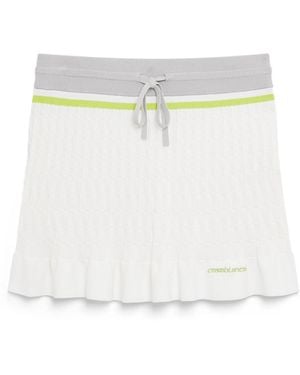 Casablanca Paris Mini-Jupe Tennis - White