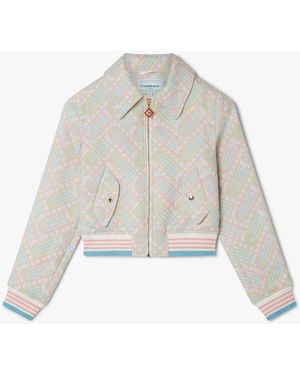 Casablanca Paris Veste Bomber Ping Pong - White