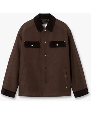 Casablanca Paris Workwear Safari Jacket, By - Brown