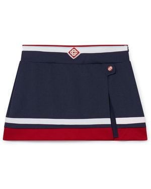 Casablanca Paris Mini-Jupe En Tricot - Blue