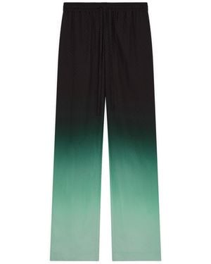 Casablanca Paris Pantalon En Jacquard Dégradé Ping Pong - Green