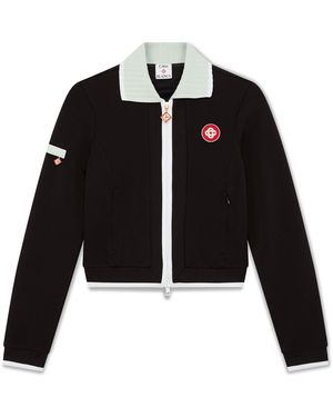 Casablanca Paris Veste De Survêtement En Viscose - Black