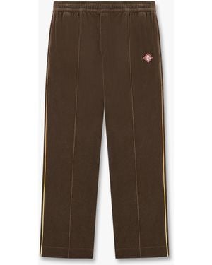 Casablanca Paris Velour Track Trousers, By - Brown