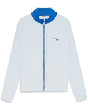 Casablanca Paris Veste De Survêtement En Velours - Blue
