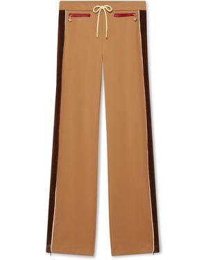 Casablanca Paris Pantalon De Survêtement À Empiècements Chenille - Brown