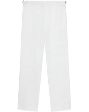 Casablanca Paris Tailored Chino Pants, By - White