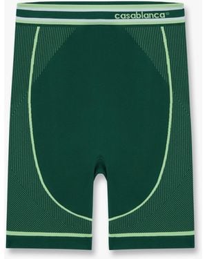 Casablanca Paris Seamless Shorts, By - Green