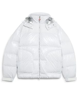 Casablanca Paris Doudoune En Nylon Et Ripstop - White