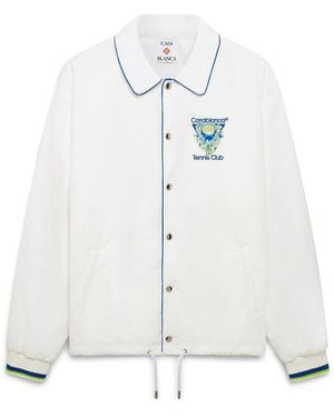 Casablanca Paris Veste D'Entraîneur Tennis Club Icon - White