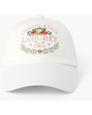 Casablanca Paris Laduree X Casablanca Cap By - White
