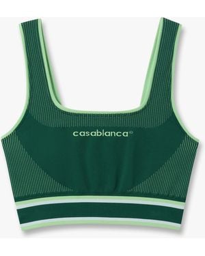 Casablanca Paris Seamless Bralette, By - Green