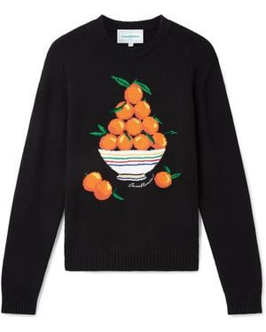 Casablanca Paris Pull Pyramide D'Oranges - Black