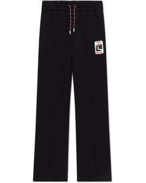 Casablanca Paris Pantalon De Survêtement Sunset Valley - Black