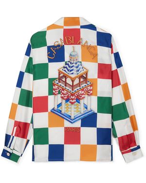 Casablanca Paris Chemise Casablanca Primary Check - White