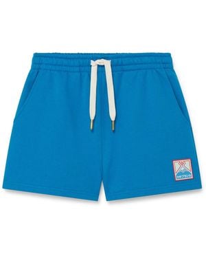 Casablanca Paris Casa Mount Fuji Sweatshorts, By - Blue