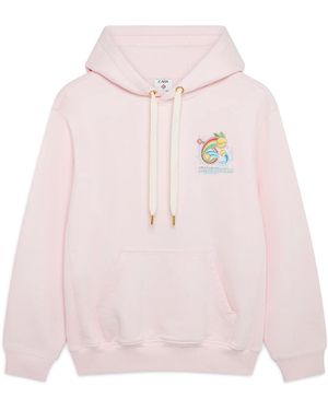 Casablanca Paris Sweat À Capuche Manga Tennis Ball - Pink