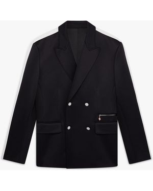 Casablanca Paris Sports Scuba Tailored Jacket, By - Blue