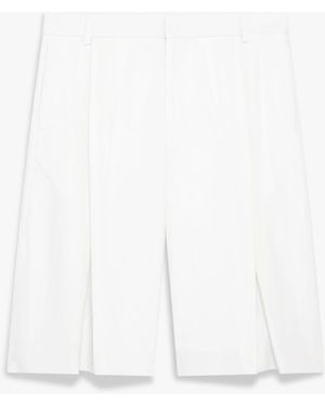 Casablanca Paris Short Baggy Blanc À Plis - White