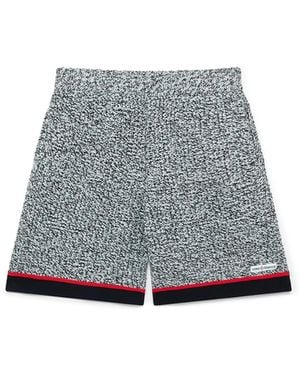 Casablanca Paris Cotton Mouliné Shorts, By - Grey