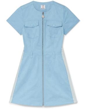 Casablanca Paris Robe À Monogramme - Blue