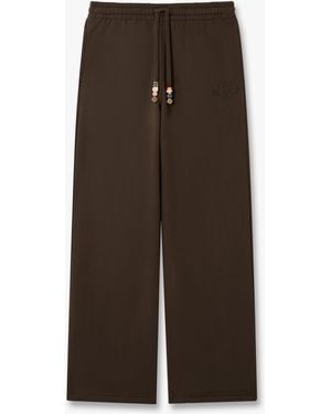 Casablanca Paris Dark Wide Leg Joggers, By - Brown
