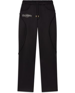 Casablanca Paris Pantalon De Survêtement À Empiècements Oversize - Black