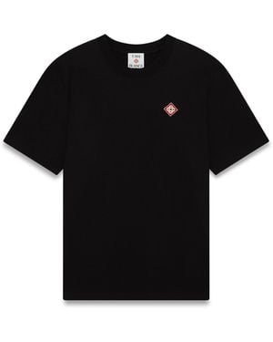Casablanca Paris Classic Logo Short Sleeve T-Shirt, By - Black