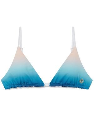 Casablanca Paris Gradient Bikini Top - Blue