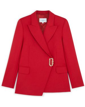 Casablanca Paris Veste Asymétrique À Double Boutonnage - Red