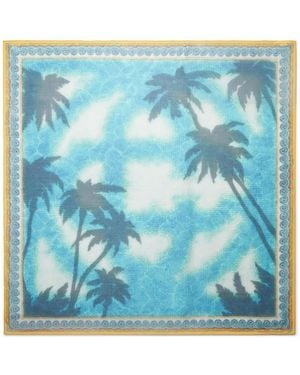 Casablanca Paris Paréo Poolside Emblem - Blue