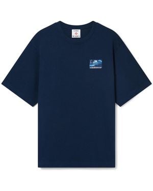 Casablanca Paris Greek Temple T-Shirt, By - Blue