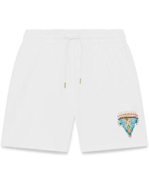 Casablanca Paris Short De Survêtement Innocence Triangle - White