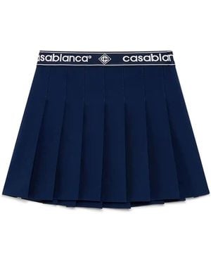 Casablanca Paris Jupe Plissée - Blue