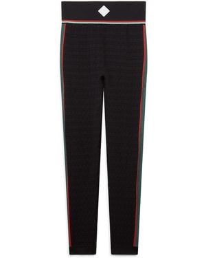 Casablanca Paris Legging De Sport Sans Coutures - Black