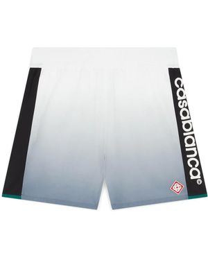Casablanca Paris Short Shell Suit Dégradé Argenté - Blue