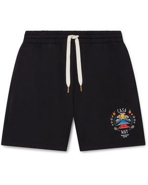 Casablanca Paris Short De Survêtement Casa Way Mountain - Black