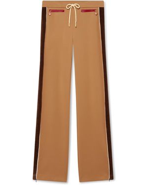 Casablanca Paris Pantalon De Survêtement À Empiècements Chenille - Brown