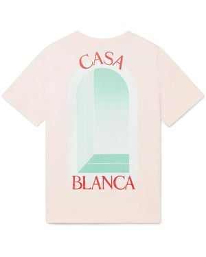 Casablanca Paris T-Shirt À Manches Courtes L'Arche - Multicolour