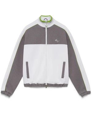 Casablanca Paris Veste De Survêtement Tennis Jacquard - Grey