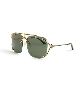 Casablanca Paris The Pilot Sunglasses By - Green