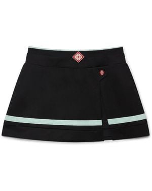 Casablanca Paris Mini-Jupe En Tricot - Black