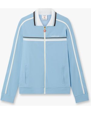 Casablanca Paris Pale Pique Track Jacket, By - Blue