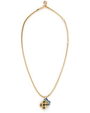 Casablanca Paris Hiking Stacked Necklace By - White