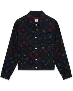 Casablanca Paris Veste En Jean Heatmap - Blue