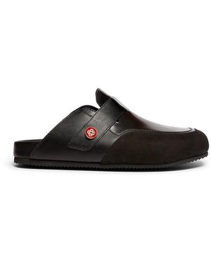 Casablanca Paris Mule D'Extérieur En Cuir - Noir