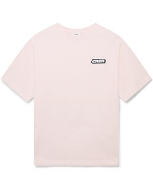Casablanca Paris T-Shirt Oversize À Manches Courtes Casa Racing - Pink